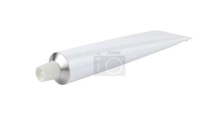 Photo for White medical or cosmetic cream tube mockup isolated from background - Royalty Free Image