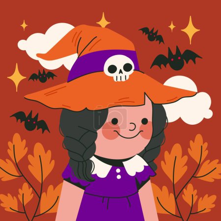 Illustration for Flat halloween season design vector illustration - Royalty Free Image