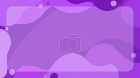 Illustration for Waves of Creativity: Dive into a Purple-Toned Presentation Background That's Anything but Ordinary. - Royalty Free Image