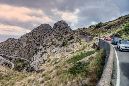 Photo for Winding road in the mountains on the way to sa calobra, spain - Royalty Free Image