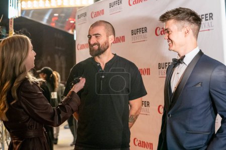 Téléchargez les photos : Buffer Festival 2023 au Drake Hotel and Paradise Theatre, novembre, Toronto, Canada : Lee Hardcastle, Will McDaniel - en image libre de droit