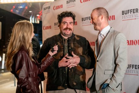 Téléchargez les photos : Buffer Festival 2023 au Drake Hotel and Paradise Theatre, novembre, Toronto, Canada : Chris Smith, Jack De Sena - en image libre de droit