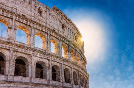 Photo for Roman Colosseum, especially in backlight - Royalty Free Image