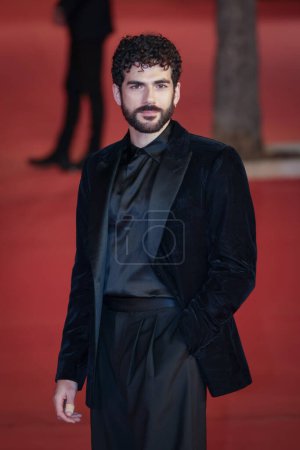 Photo for Rome, Italy - October 22, 2023: Andrea Di Luigi attends the red carpet at the 2023 Rome Film Festival at the Auditorium Parco della Musica. - Royalty Free Image