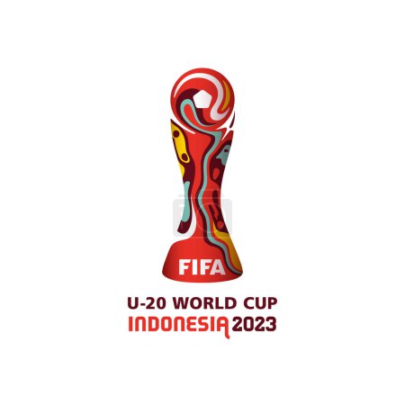 Illustration for Karachi, Pakistan 21 march, FIFA U-20 World Cup logo vector illustration. - Royalty Free Image