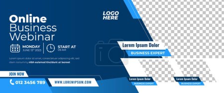 Illustration for Business card, creative background for copy space - Royalty Free Image