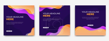 Illustration for Copy space posters background, advertisement templates for web page - Royalty Free Image