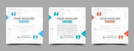 Illustration for Banners templates for your design, creative posters illustration - Royalty Free Image