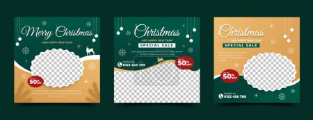 Illustration for New year. christmas sale banners cards - Royalty Free Image