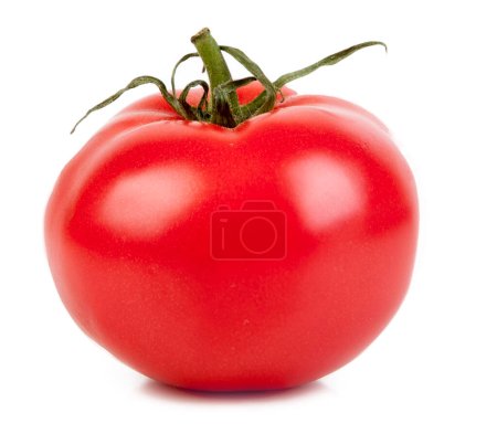 Téléchargez les photos : Tomate isolée sur fond blanc. Couper le chemin. Profondeur de champ complète. - en image libre de droit
