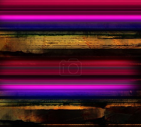 Photo for Abstract peacock colored geometric pattern,Colorful wavy striped pattern for textile and design,Abstract fractal illustration for creative design,Colorful psychedelic background - Royalty Free Image