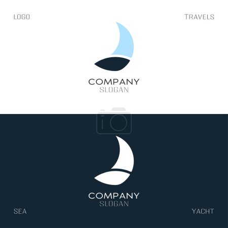 Ilustración de Logotipo vectorial con un concepto creativo para una empresa. - Imagen libre de derechos