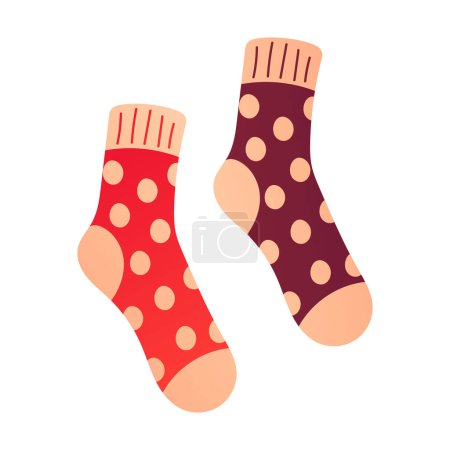 Illustration for Socks on a white background - Royalty Free Image
