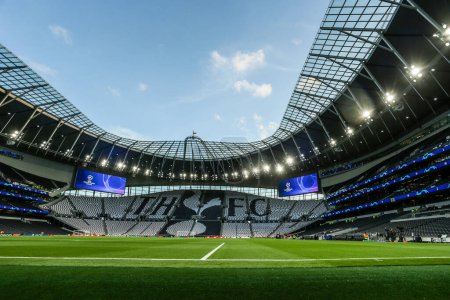 Photo for A general view of the stadium during the UEFA Champions League match Tottenham Hotspur vs Sporting Lisbon at Tottenham Hotspur Stadium, London, United Kingdom, 26th October 202 - Royalty Free Image