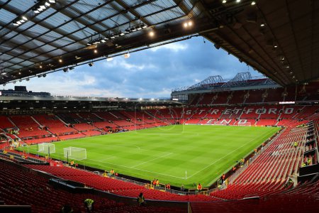 Photo for General view of Old Traford Stadium before the UEFA Europa League match Manchester United vs Sheriff Tiraspol at Old Trafford, Manchester, United Kingdom, 27th October 202 - Royalty Free Image