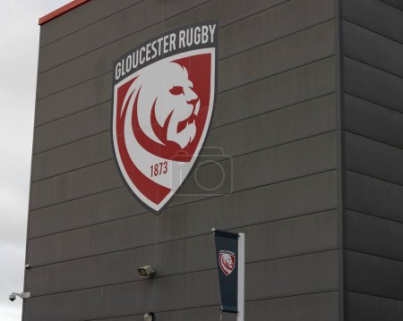 Photo for A general view of Kingsholm Stadium, home of Gloucester Rugby, ahead the Gallagher Premiership match Gloucester Rugby vs Northampton Saints at Kingsholm Stadium , Gloucester, United Kingdom, 3rd December 202 - Royalty Free Image