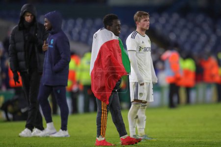 Photo for Wilfried Gnonto #29 of Leeds United after the Mid season friendly match Leeds United vs Real Sociedad at Elland Road, Leeds, United Kingdom, 16th December 2022 - Royalty Free Image