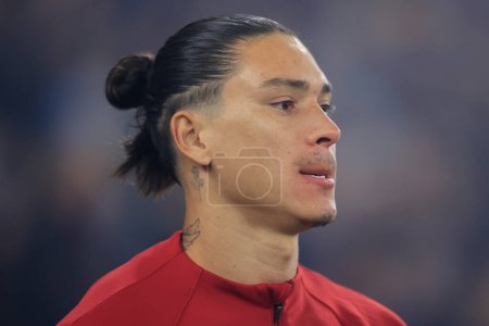 Photo for Darwin Nunez #27 of Liverpool during the Carabao Cup Fourth Round match Manchester City vs Liverpool at Etihad Stadium, Manchester, United Kingdom, 22nd December 202 - Royalty Free Image
