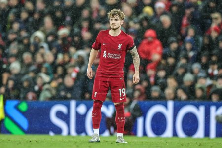 Photo for Harvey Elliott #19 of Liverpool during the Premier League match Liverpool vs Leicester City at Anfield, Liverpool, United Kingdom, 30th December 202 - Royalty Free Image