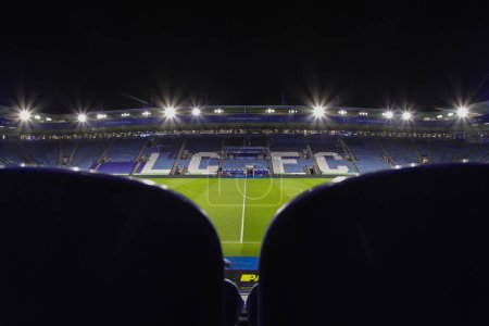 Photo for General view inside of King Power Stadium, home of Leicester City ahead of the Premier League match Leicester City vs Fulham at King Power Stadium, Leicester, United Kingdom, 3rd January 202 - Royalty Free Image