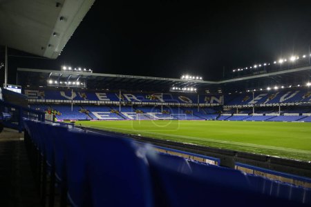 Photo for General view of Goodison Park, Home of Everton ahead of the Premier League match Everton vs Brighton and Hove Albion at Goodison Park, Liverpool, United Kingdom, 3rd January 202 - Royalty Free Image