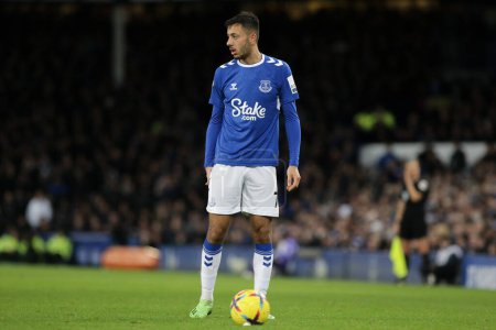 Photo for Dwight McNeil #7 of Everton during the Premier League match Everton vs Brighton and Hove Albion at Goodison Park, Liverpool, United Kingdom, 3rd January 202 - Royalty Free Image