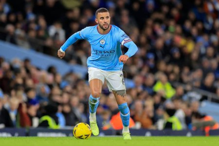 Photo for Kyle Walker #2 of Manchester City during the FA Cup Third Round match Manchester City vs Chelsea at Etihad Stadium, Manchester, United Kingdom, 8th January 202 - Royalty Free Image