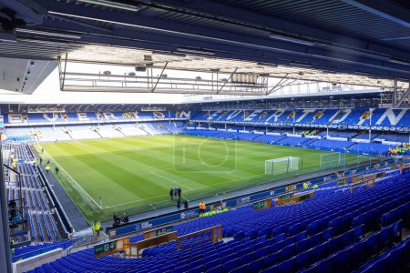 Photo for General view before the Premier League match Everton vs Southampton at Goodison Park, Liverpool, United Kingdom, 14th January 202 - Royalty Free Image