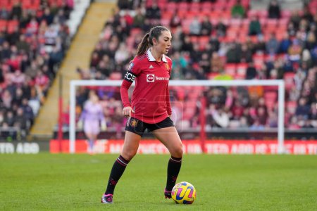 Photo for Katie Zelem #10 of Manchester Unitedduring the The Fa Women's Super League match Manchester United Women vs Liverpool Women at Leigh Sports Village, Leigh, United Kingdom, 15th January 202 - Royalty Free Image