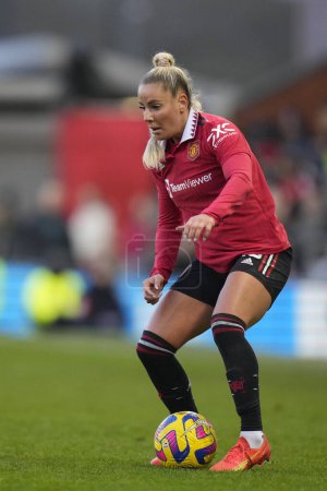 Photo for Adrianna Leon #19 of Manchester United during the The Fa Women's Super League match Manchester United Women vs Liverpool Women at Leigh Sports Village, Leigh, United Kingdom, 15th January 202 - Royalty Free Image