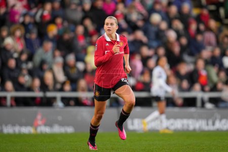 Téléchargez les photos : Alessia Russo #23 of Manchester United during the The Fa Women's Super League match Manchester United Women vs Liverpool Women at Leigh Sports Village, Leigh, United Kingdom, 15th January 202 - en image libre de droit