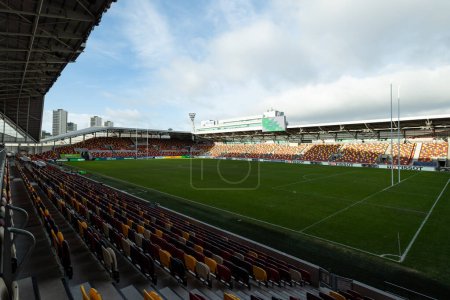 Photo for A general view of The Gtech Community Stadium, home of London Irish, ahead of the European Champions Cup match London Irish vs Stormers at the Gtech Community Stadium, Brentford, United Kingdom, 15th January 202 - Royalty Free Image