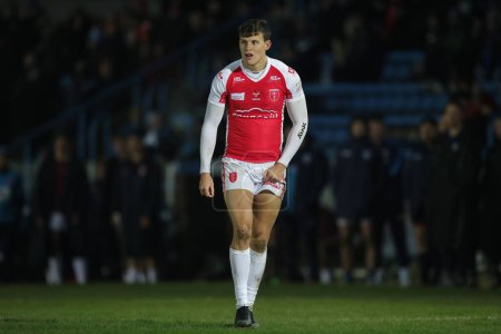 Photo for Louis Senior #23 of Hull KR during the Rugby League Pre Season match Featherstone Rovers vs Hull KR at The Milennium Stadium, Featherstone, United Kingdom, 20th January 202 - Royalty Free Image