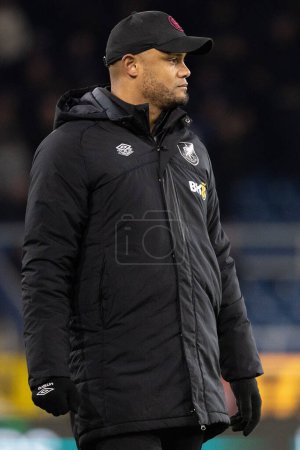 Photo for Vincent Kompany Manager of Burnley watches on during the Sky Bet Championship match Burnley vs West Bromwich Albion at Turf Moor, Burnley, United Kingdom, 20th January 202 - Royalty Free Image