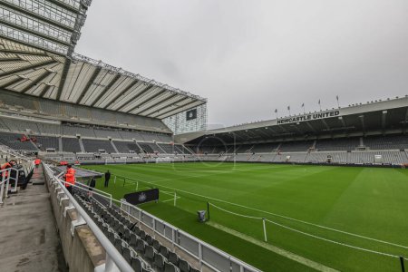 Photo for A general view of St. James's Park during the Carabao Cup Third Round match Newcastle United vs Manchester City at St. James's Park, Newcastle, United Kingdom, 27th September 202 - Royalty Free Image