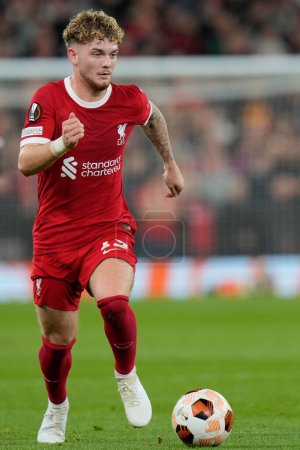 Photo for Harvey Elliott #19 of Liverpool during the UEFA Europa League match Liverpool vs Union Saint-Gilloise at Anfield, Liverpool, United Kingdom, 5th October 202 - Royalty Free Image