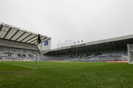 Photo for A general view of St. James's Park during the UEFA Champions League match Newcastle United vs Borussia Dortmund at St. James's Park, Newcastle, United Kingdom, 25th October 2023 - Royalty Free Image