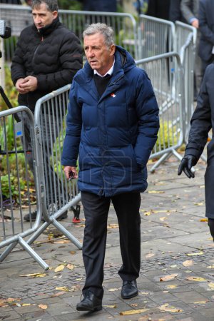 Foto de El ex jugador de Liverpool Alan Kennedy asiste al funeral de Sir Bobby Charltons en Manchester Cathedral, Manchester, Reino Unido, el 13 de noviembre de 2023 - Imagen libre de derechos