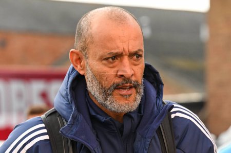 Photo for Nuno Esprito Santo Manager of Nottingham Forest arrives for his first game in charge ahead of the Premier League match Nottingham Forest vs Bournemouth at City Ground, Nottingham, United Kingdom, 23rd December 2023 - Royalty Free Image