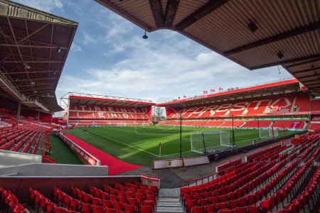 Photo for A general view of The City Ground, Home of Nottingham Forrest ahead of the Premier League match Nottingham Forest vs Bournemouth at City Ground, Nottingham, United Kingdom, 23rd December 202 - Royalty Free Image