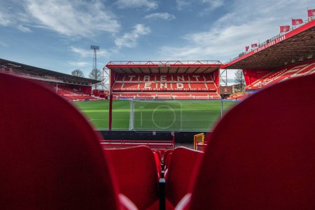 Photo for A general view of The City Ground, Home of Nottingham Forrest ahead of the Premier League match Nottingham Forest vs Bournemouth at City Ground, Nottingham, United Kingdom, 23rd December 202 - Royalty Free Image