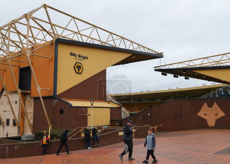Photo for A general external view of Molineux ahead of the match, during the Premier League match Wolverhampton Wanderers vs Chelsea at Molineux, Wolverhampton, United Kingdom, 24th December 202 - Royalty Free Image