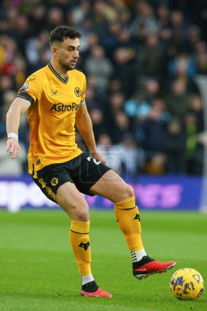 Photo for Max Kilman #23 of Wolverhampton Wanderers in action during the Premier League match Wolverhampton Wanderers vs Everton at Molineux, Wolverhampton, United Kingdom, 30th December 202 - Royalty Free Image