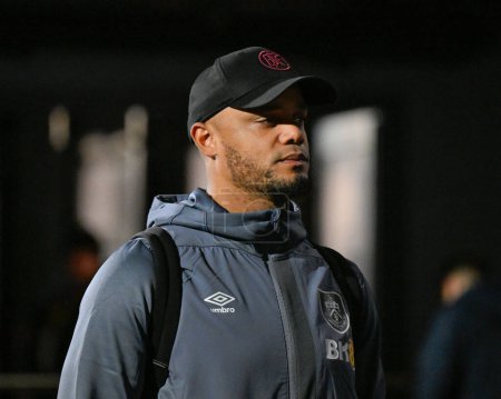 Photo for Vincent Kompany manager of Burnley arrives ahead of the match, during the Premier League match Burnley vs Luton Town at Turf Moor, Burnley, United Kingdom, 12th January 2024 - Royalty Free Image