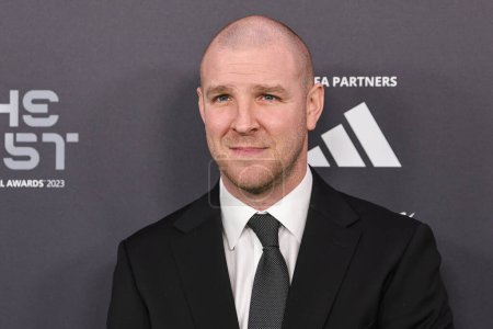 Photo for Philippe Senderos arrives on the Green Carpet ahead of The Best FIFA Football Awards 2023 at Apollo Theatre, London, United Kingdom, 15th January 2024 - Royalty Free Image