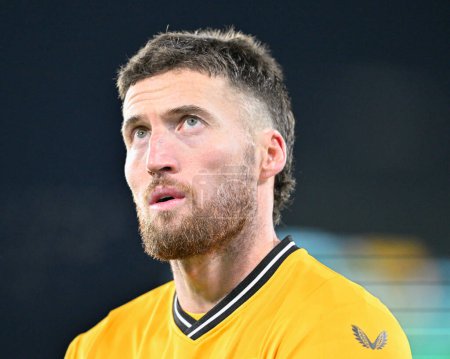 Photo for Matt Doherty of Wolverhampton Wanderers, during the Emirates FA Cup Third Round Replay match Wolverhampton Wanderers vs Brentford at Molineux, Wolverhampton, United Kingdom, 16th January 2024 - Royalty Free Image
