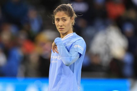 Photo for Laia Aleixandri of Manchester City during the The FA Women's Super League match Manchester City Women vs Liverpool Women at Joie Stadium, Manchester, United Kingdom, 21st January 202 - Royalty Free Image