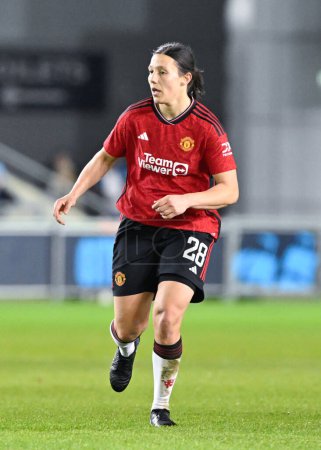 Photo for Rachel Williams of Manchester United Women, during the FA Women's League Cup match Manchester City Women vs Manchester United Women at Joie Stadium, Manchester, United Kingdom, 24th January 202 - Royalty Free Image