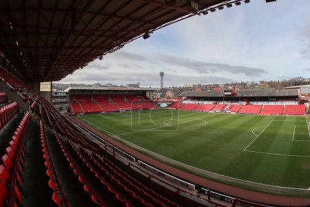 Foto de A general view of Oakwell during the Sky Bet League 1 match Barnsley vs Exeter City at Oakwell, Barnsley, United Kingdom, 27th January 202 - Imagen libre de derechos
