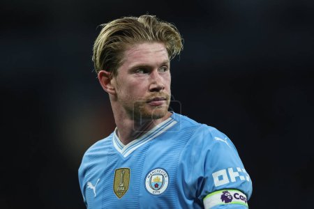 Photo for Kevin De Bruyne of Manchester City during the Premier League match Manchester City vs Burnley at Etihad Stadium, Manchester, United Kingdom, 31st January 202 - Royalty Free Image